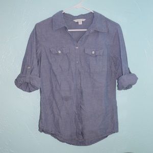chambray button up